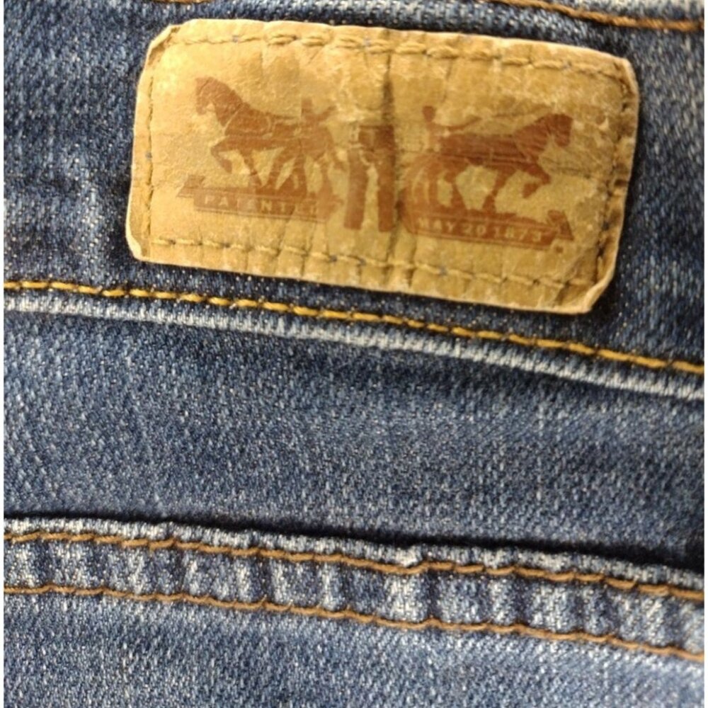 Levi's Strauss Women's 505 Straight Leg Jeans Blue Size‎ 12M - Picture 6 of 9